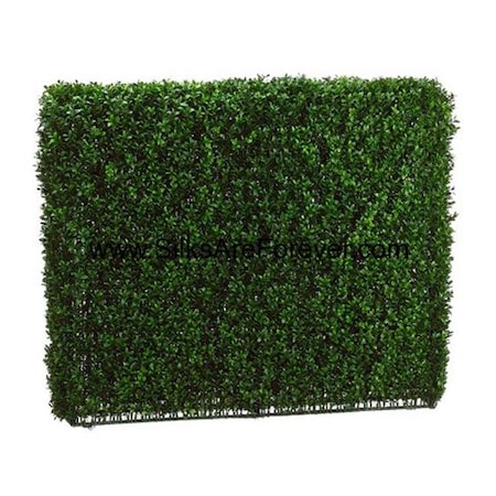 Allstate Floral LPB257-GR-TT 33 In. Hx8 In. Wx39 In. L Boxwood Hedge Two Tone Green